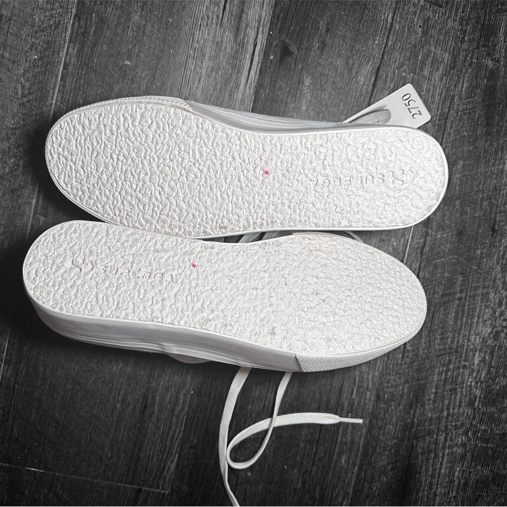 Superga Platform Sneakers in Cream - Picture 5 of 5